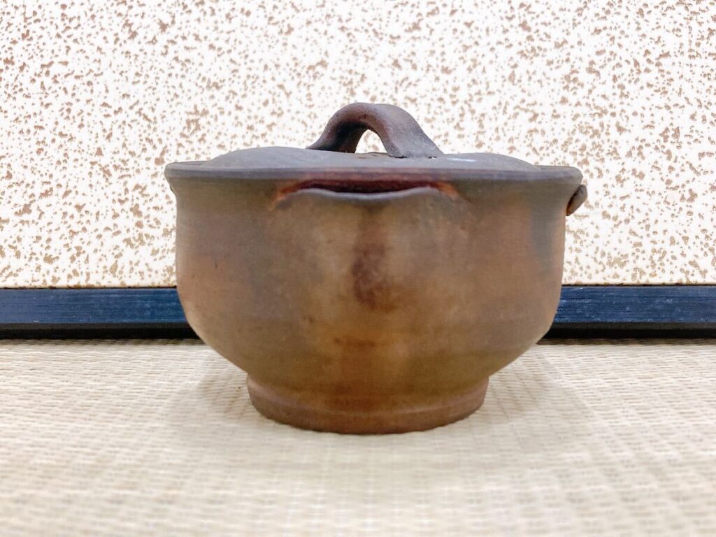 備前焼 宝瓶 泡瓶 名工 西村春湖作 在銘