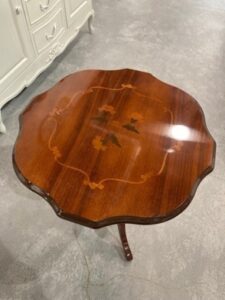 象嵌 コーヒーテーブル カフェテーブル 木製 中古品販売