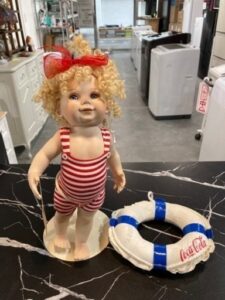 ビスクドール アンティーク 人形 コカコーラ 中古品販売