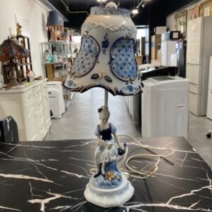 アンティークランプ 陶器 置物 中古品販売
