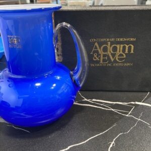 たち吉 Adam&Eve 花瓶 ブルー インテリア 中古品販売