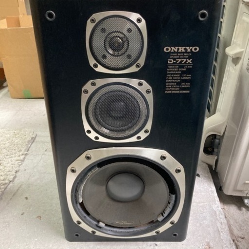 ONKYO 3WAY BASS REFLEX SPEAKER SYSTEM D-77X 中古品販売