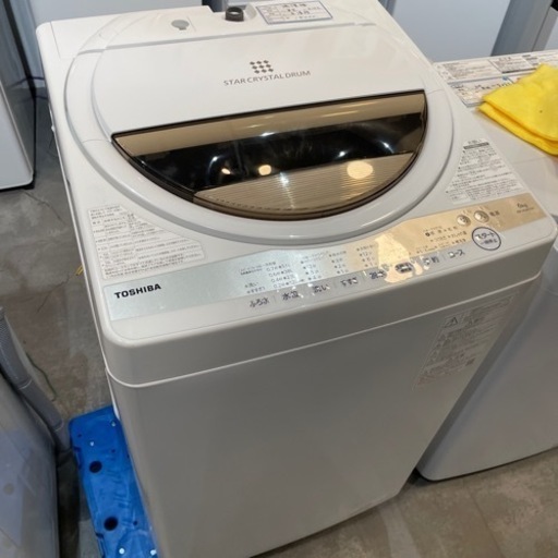 TOSHIBA 洗濯機6.0kg 2022年製 AW-6GM1 中古品販売