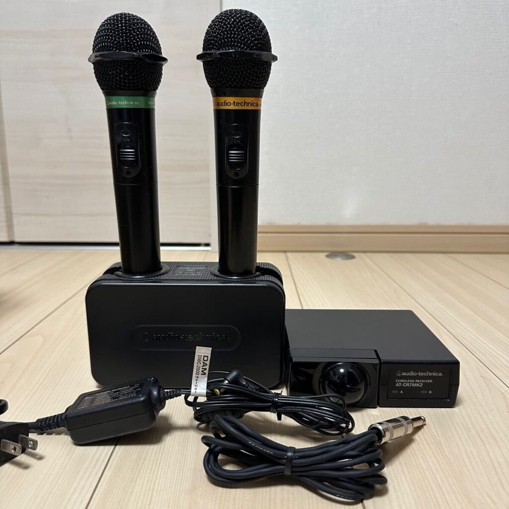 オーディオテクニカ 赤外線ワイヤレスマイク2本