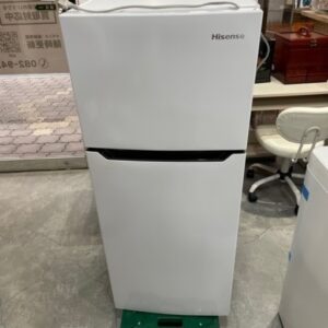 ハイセンス 2ドア冷蔵庫 2021年製 HR-B12C 中古品販売