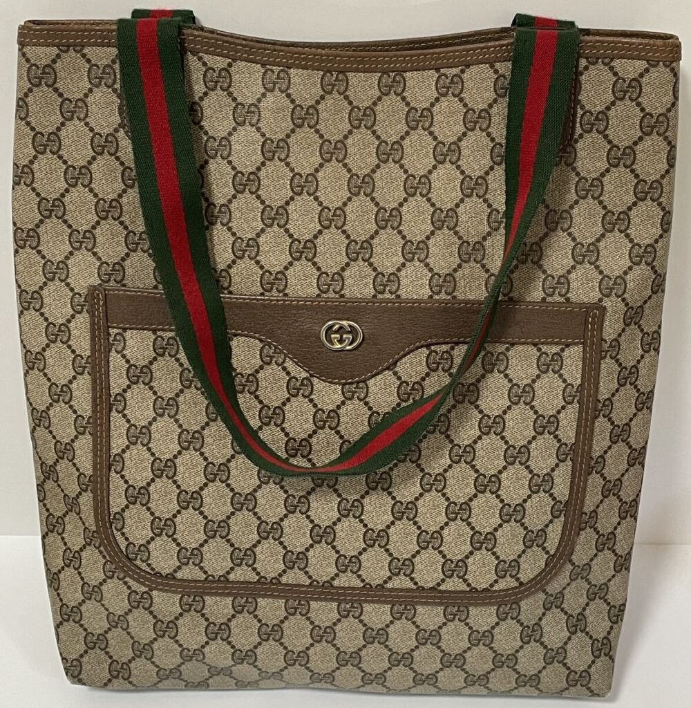 GUCCI トートバッグ GG柄 ヴィンテージ