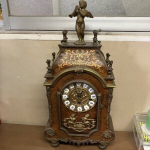 置き時計 機械式置き時計 天使 時計 アンティーク ヴィンテージ