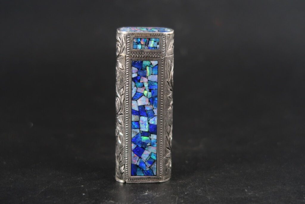 Cartier 高級ガスライター モザイクオパール