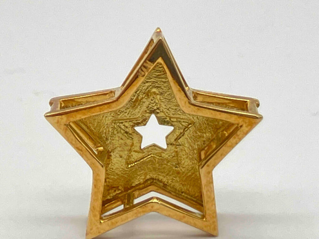 星 ペンダントトップ K18 3.5g