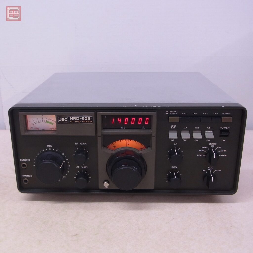 JRC 日本無線 NRD-505 0.1MHz〜30MHz 全波受信機