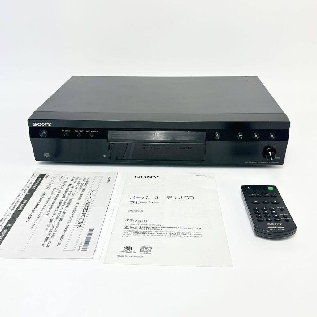 SONY スーパーオーディオCD/CDプレーヤー SCD-XE800