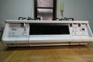 パロマ製都市ガス用（12A13A用）2口コンロ