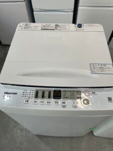 ハイセンス 洗濯機 5.5㎏ 2023年製 HW-55E2W 中古品販売