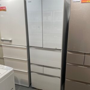 東芝 6ドア冷蔵庫 2021年製 GR-T510FZ(UW) 中古品販売