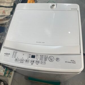 AQUA 洗濯機 5.0kg 2024年製 AQW-S50E3(W) 中古品販売