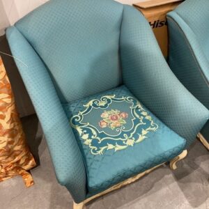 ロココ調 シングルソファー 2脚セット 中古品販売