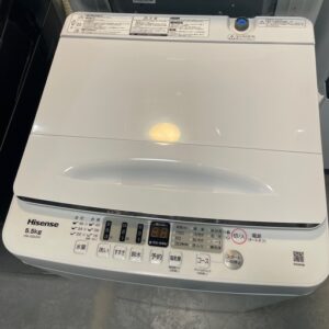 ハイセンス 2024年製 洗濯機 5.5kg HW-55E2W 中古品販売