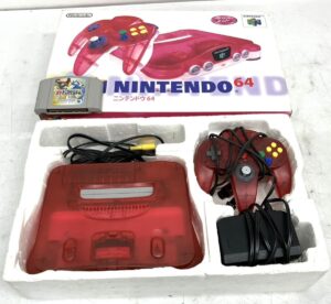 Nintendo ニンテンドー64 ピンク コントローラー ゲームソフト付き
