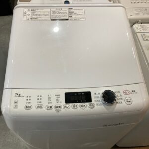 e-angle 2021年製 7kg 洗濯機 ANG-WM-B70-W 中古品販売