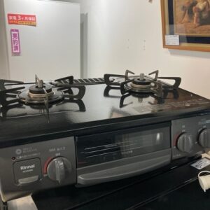 リンナイ 2024年製 ガスコンロ RT35NBKL 都市ガス 中古品販売