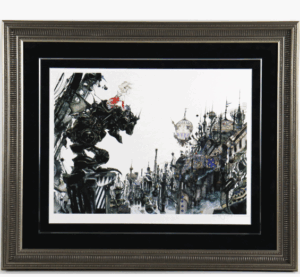 天野喜孝 オーダー版画「街」 ジクレ