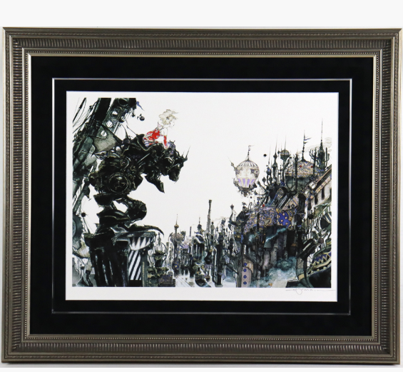 天野喜孝 オーダー版画「街」 ジクレ