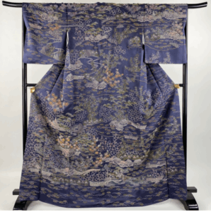 訪問着 京屋林蔵 松竹梅相良刺繍 正絹