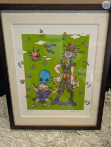 ジョジョの奇妙な冒険 複製原画 荒木飛呂彦 直筆サイン入り