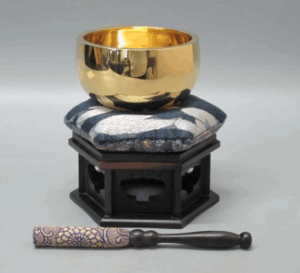 奥山峰石 銀製 馨子（おりん） 仏具一式