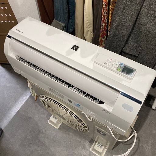 SHARP 2023年製 エアコン AY-R22F-W 中古品販売