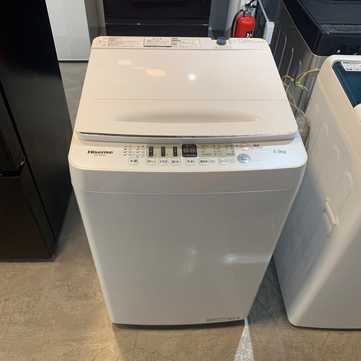 Hisense 洗濯機 2021年製 5.5㎏ HW-E5504 中古品販売