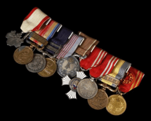 大日本帝国軍 満州国 9連吊勲章