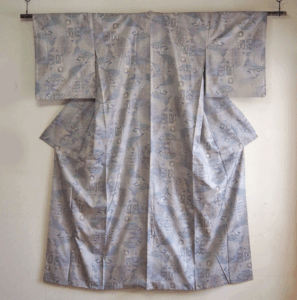 本場大島紬 白寿泥 12マルキ 総絣 証紙付き