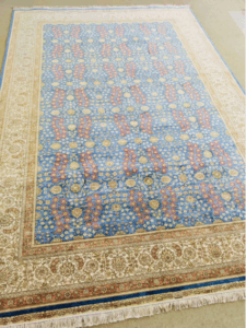 トルコ絨毯 カイセリ工房 シルク手織り 201×305cm