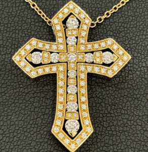 ダミアーニ ベルエポック クラウン ネックレス Lサイズ K18YG