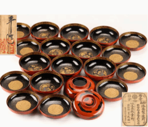 能登輪島塗 加賀蒔絵 煮物椀 十客 共箱