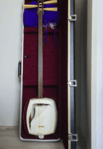 津軽三味線 中棹 綾杉胴