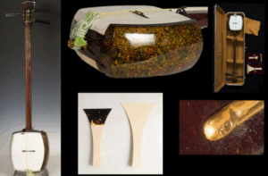 最高級 津軽三味線 太棹 子持綾杉胴 K9刻印