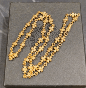 クロムハーツ タイニーE CHプラス ネックレス 22K