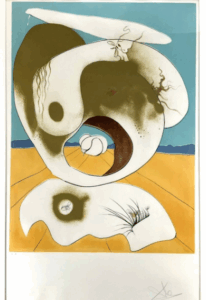 サルバドール・ダリ リトグラフ 『糞便学的観念』 宇宙の征服より