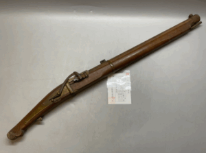 火縄銃 銀象嵌 橘紋