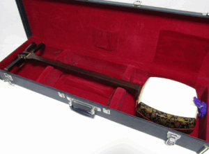 高級 津軽三味線 太棹 子持綾杉胴 K9刻印