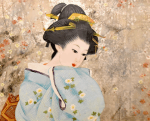 六代目 歌川豊国 『梅花美人』