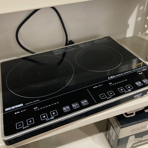 アイリスオーヤマ 2019年製 IHクッキングヒーター 中古品販売