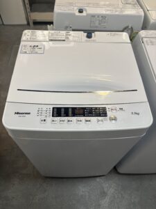 ハイセンス　2023年製　5.5kg 洗濯機 中古品販売