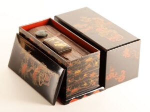 存清蒔絵 重硯箱