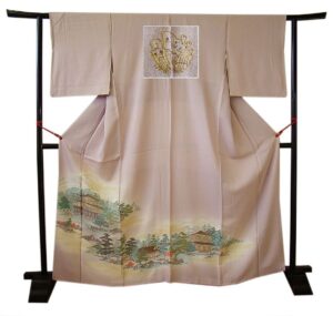 極上一越地 寿光織 色留袖