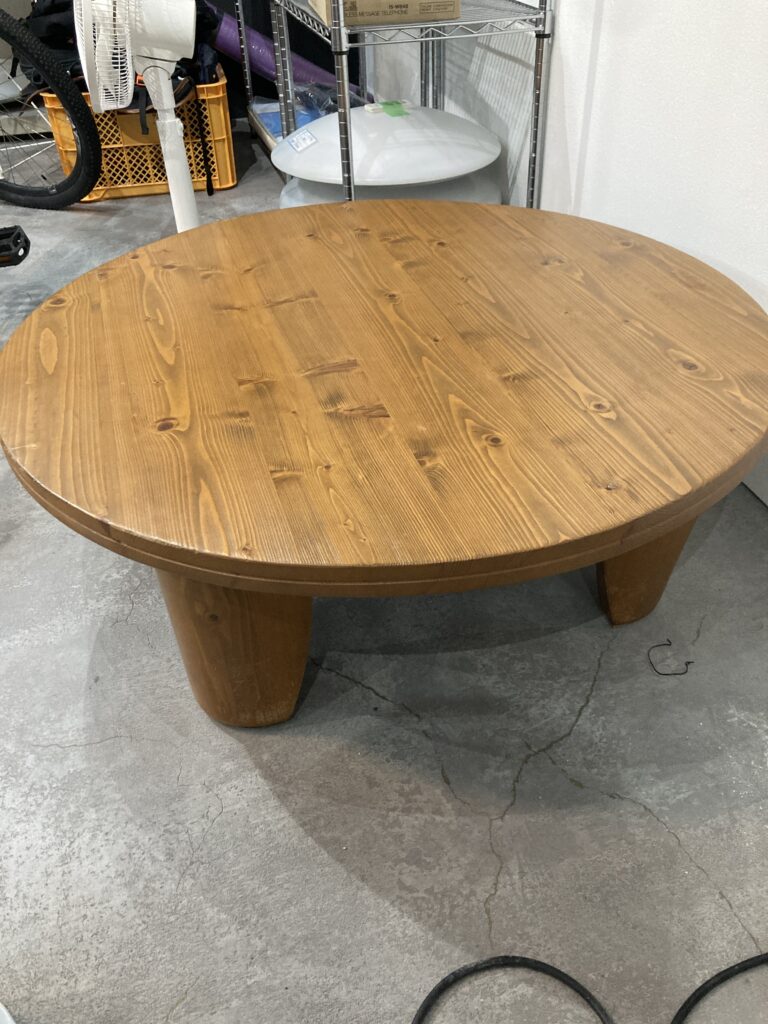 天然木 ちゃぶ台 中古品販売