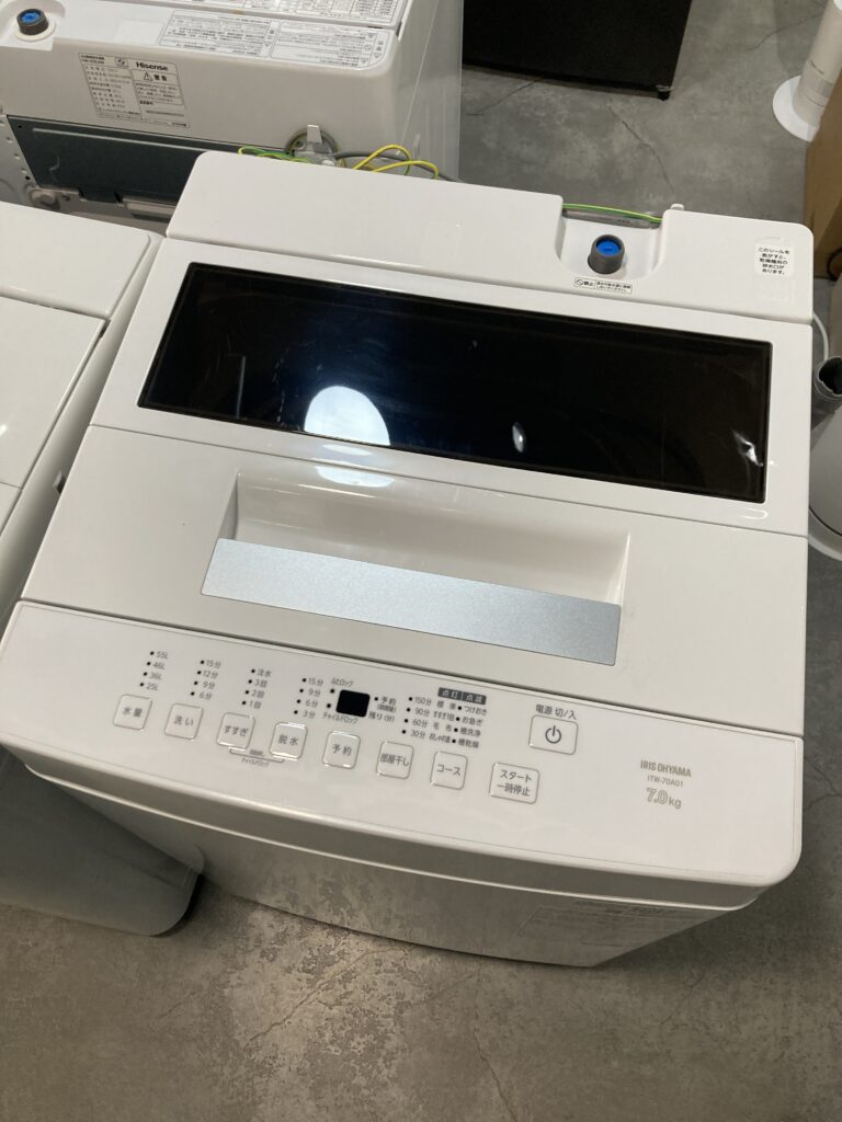 アイリスオーヤマ 2024年製 7.0kg洗濯機 中古品販売