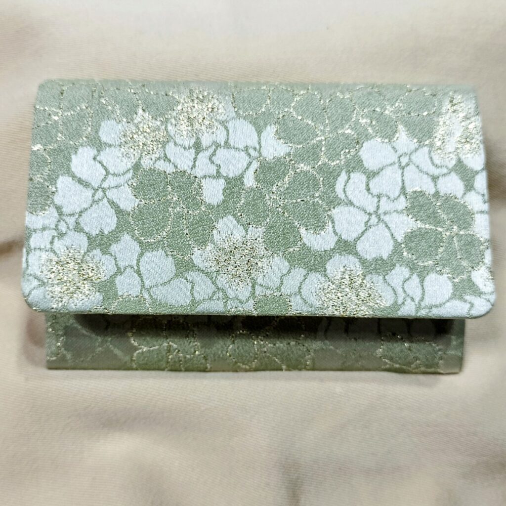 龍村 光峯 名刺入れ カード入れ 御衣黄文錦 桜の紋様